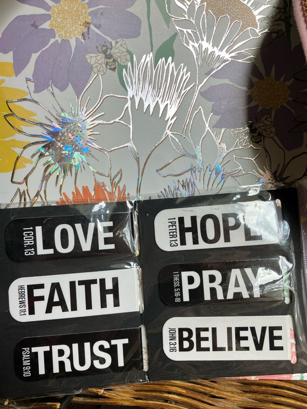 BOOKMARKS & Headbands; 12 different colors/styles/saying BOOKMARKS & 3 HEADBANDS